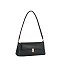 Push-lock Flap Shoulder Bag