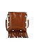 Studded Bubble Fringe Crossbody Bag
