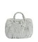 Faux Fur Braided Handle Tote Bag
