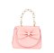 Bow Flap Pearl Handle Mini Handbag