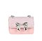 Bow Glitter Flap Mini Handbag