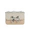 Bow Glitter Flap Mini Handbag
