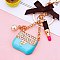Fashion Purse & Lipstick Charm Keychain