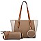 3 IN 1 TRENDY GEOMETRIC TOTE SET
