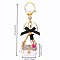 Handbag & Lip Stick Shape Rhinetone Charm Keychain