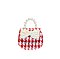 Tweed Bow Flap Mini Handbag