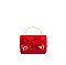 Tweed Bow Flap Mini Handbag