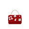 Tweed Bow Flap Mini Handbag