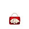 Tweed Bow Flap Mini Handbag