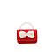 Tweed Bow Flap Mini Handbag