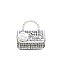Tweed Charm Flap Mini Handbag