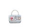 Tweed Charm Flap Mini Handbag