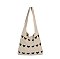 Crochet Heart Knit Hobo