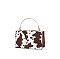 Cow Flap Mini Clutch Handbag