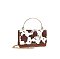 Cow Flap Mini Clutch Handbag