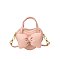 Heart Bow Satchel Crossbody Bag