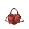 Heart Bow Satchel Crossbody Bag