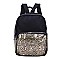 TRENDY SNAKE PRINT BACKPACK