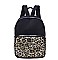 FASHION LEOPARD SKIN PRINT BACKPACK