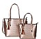 2 IN 1 FASHION TASSEL HANDLE TOTE BAG SET