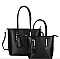 2 IN 1 FASHION TASSEL HANDLE TOTE BAG SET
