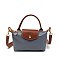Nylon LOGO Flap Crossbody Bag