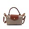 Nylon LOGO Flap Crossbody Bag