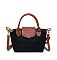 Nylon Flap Satchel Crossbody Bag