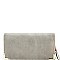 Fashionable Multi-colored Interior Tassel Accent 3-Compartment Wallet MH-HSC039L