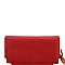 Fashionable Multi-colored Interior Tassel Accent 3-Compartment Wallet MH-HSC039L