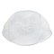 SATIN HAT With Large Mesh Bow And Floral Decor