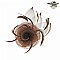 Classy Fascinator With Floral Center Popular Dressy