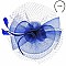 Fashionable Church Fascinator With Floral Center
