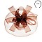 Fashionable Headband/pin with Mesh W/loopy Flower