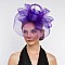 Fashionable Headband/pin with Mesh W/loopy Flower