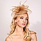SINAMAY FLORAL MESH NETTING VEIL FASINATOR
