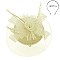 SINAMAY FLORAL MESH NETTING VEIL FASINATOR