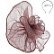 Large Sinamay Rose Design Fascinator