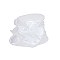 Elegant Sm Brim Ruffle Flower Organza Hat