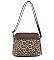 FASHION SMOOTH TASSEL LEOPARD DESIGN CROSSBODY BAG