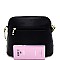 Dome-Shaped Snake Print Cross Body