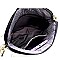 Dome-Shaped Snake Print Cross Body