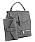 2 IN 1FRONT ZIP BUCKLE DESIGN BACKPACK CLUTCH SET