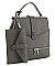 2 IN 1FRONT ZIP BUCKLE DESIGN BACKPACK CLUTCH SET