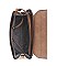2 IN 1FRONT ZIP BUCKLE DESIGN BACKPACK CLUTCH SET