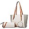 3 IN 1 TRENDY GEOMETRIC TOTE SET