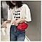 Sexy Lips Style Cross-Body Shoulder Bag