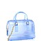 2-Way Translucent Jelly Small Boston Satchel Shoulder Bag