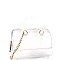 2-Way Translucent Jelly Small Boston Satchel Shoulder Bag