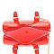 2-Way Translucent Jelly Small Boston Satchel Shoulder Bag